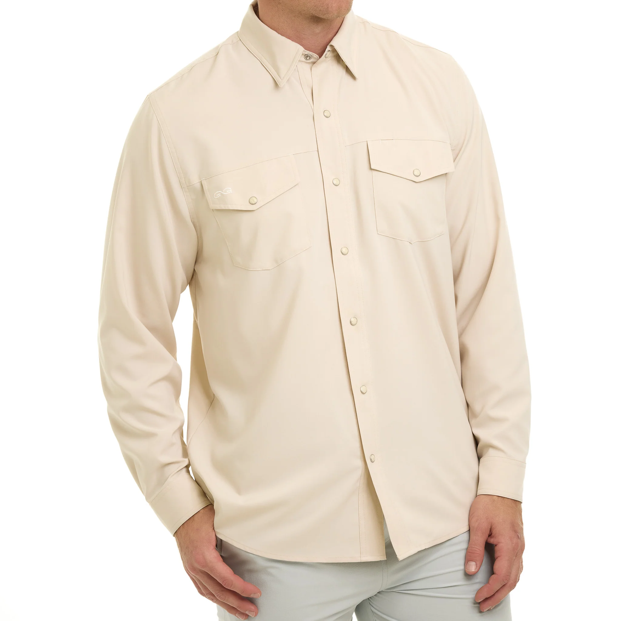 Stockyard Long Sleeve Shirt - Stone
